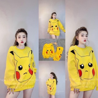 Áo nỉ from to pikachu
