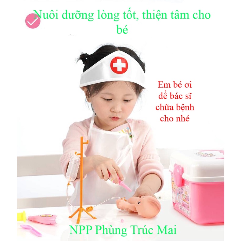 Đồ Chơi Dụng Cụ Y Tế Bác Sĩ Y Tá Nha Sĩ Khám Răng Cho Trẻ Em  - Đồ Chơi Giáo Dục Cho Bé Trai Bé Gái