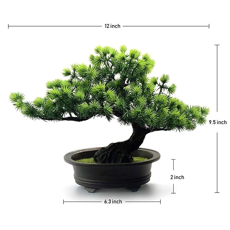 Cây Bonsai Nhân Tạo Trang Trí Nhà Ở / Văn Phòng 9.5inch