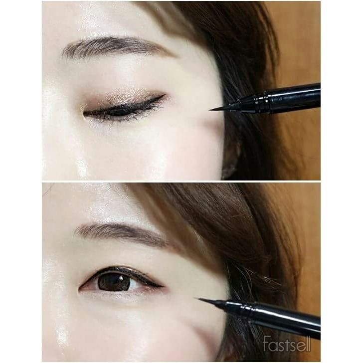 Bút dạ kẻ mắt lâu trôi Karadium Waterproof Eyeliner Pen Black