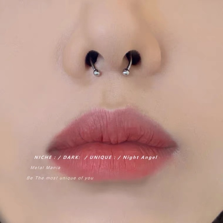 Khuyên Mũi Nam Châm, Khuyên Mũi Septum Kẹp Thép Titan Không Gỉ