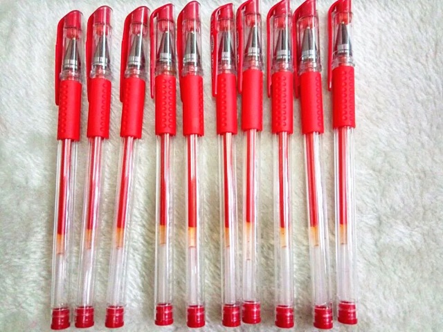 10 bút nước 3 màu xanh đỏ đen