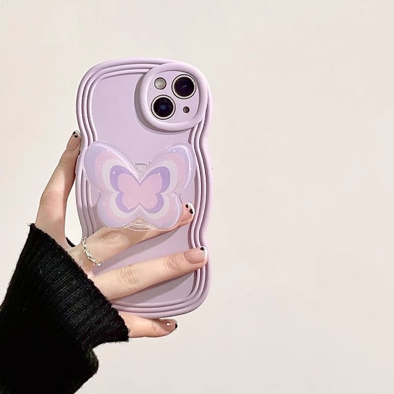 Ốp Điện Thoại tpu Mềm Họa Tiết Ruy Băng Thắt Nơ Gắn Nhẫn Đỡ Cho Iphone 12 pro max 11 pro max xs max xr x 13promax
