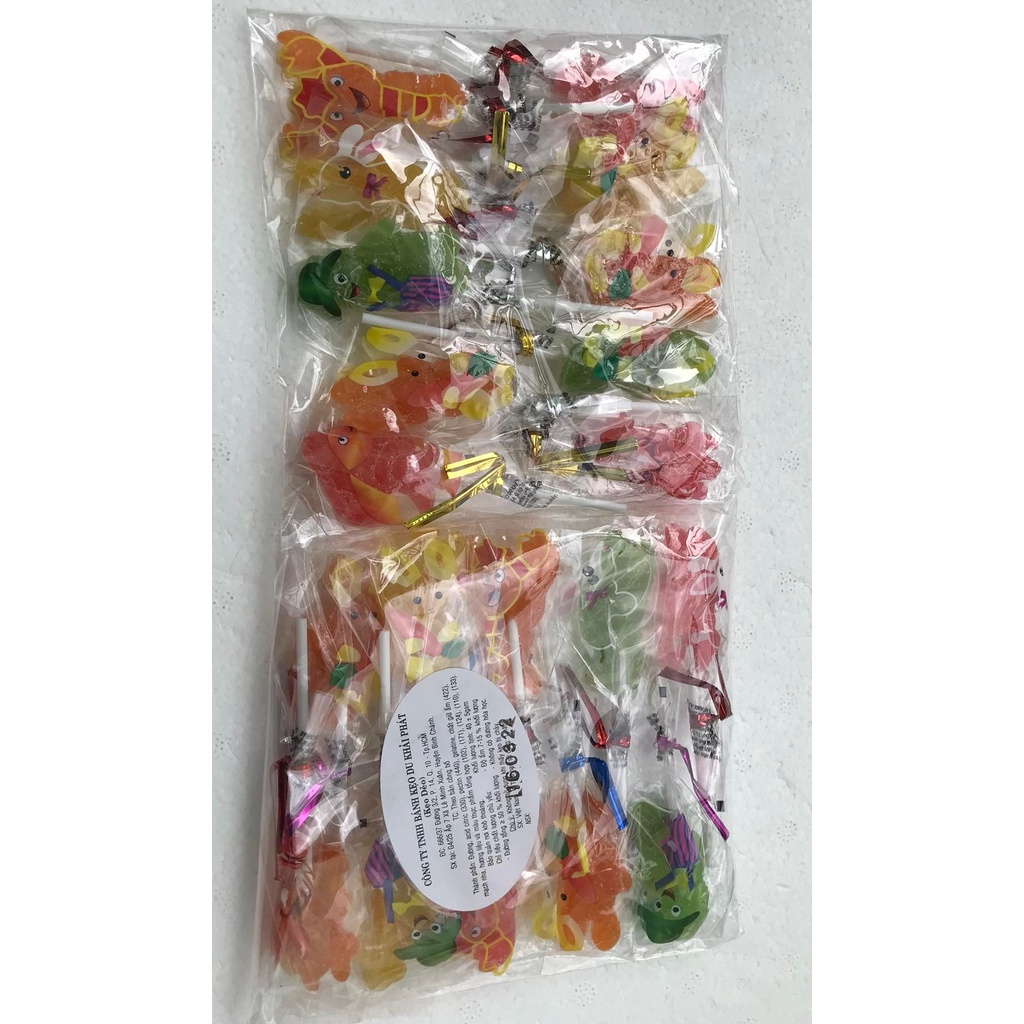 Kẹo dẻo hình thú Khải Phát 10 que