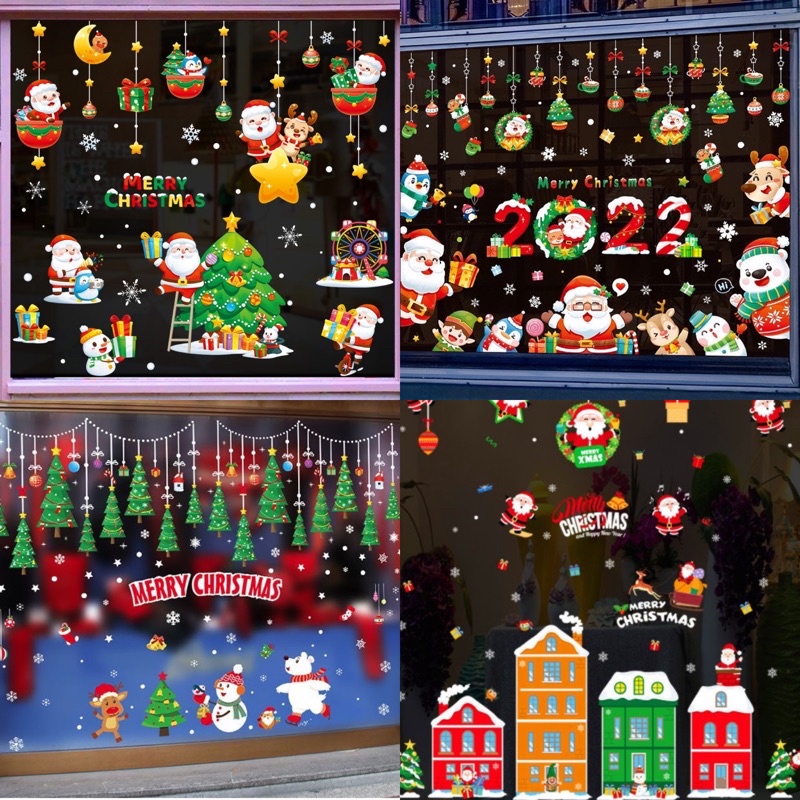 ❤️ THANH LÝ TRANH DÁN TƯỜNG TRANG TRÍ NOEL [FREE SHIP]