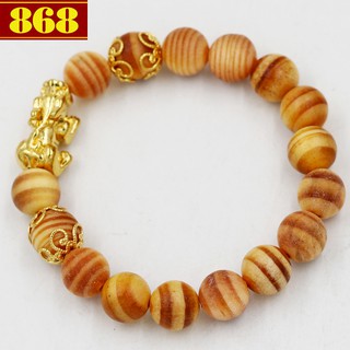 Chuỗi đeo tay gỗ huyết rồng 10 ly A518