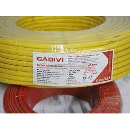 1 mét dây điện đôi mềm dẹp Oval 2 lớp bọc nhựa CADIVI VCMO đủ loại (Giao màu ngẫu nhiên)