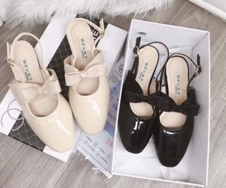 Sandal nơ tai thỏ tiểu thư
