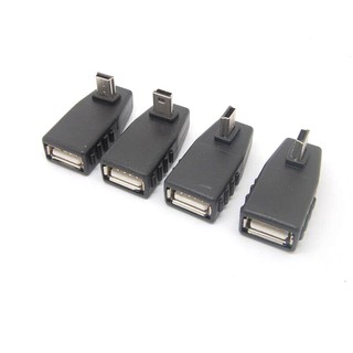 Trái / Phải / Lên / Xuống Góc USB 2.0 Nữ Sang 5 Pin Type-B Nam Mini USB 2.0 Bộ Chuyển Đổi Máy Chủ OTG