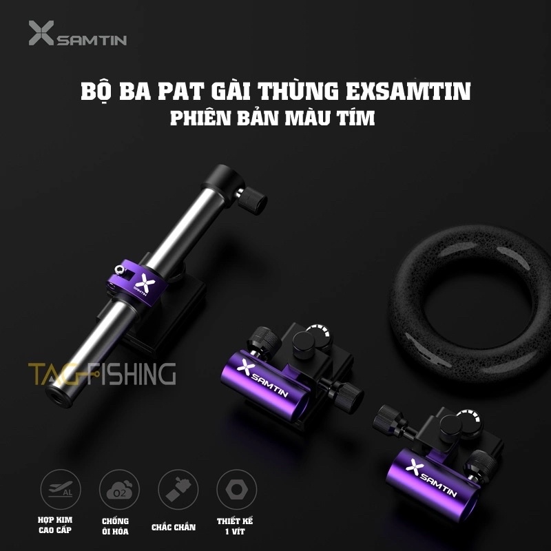 Bộ 3 Pát Gài Thùng Câu Xsamtin - Chính Hãng