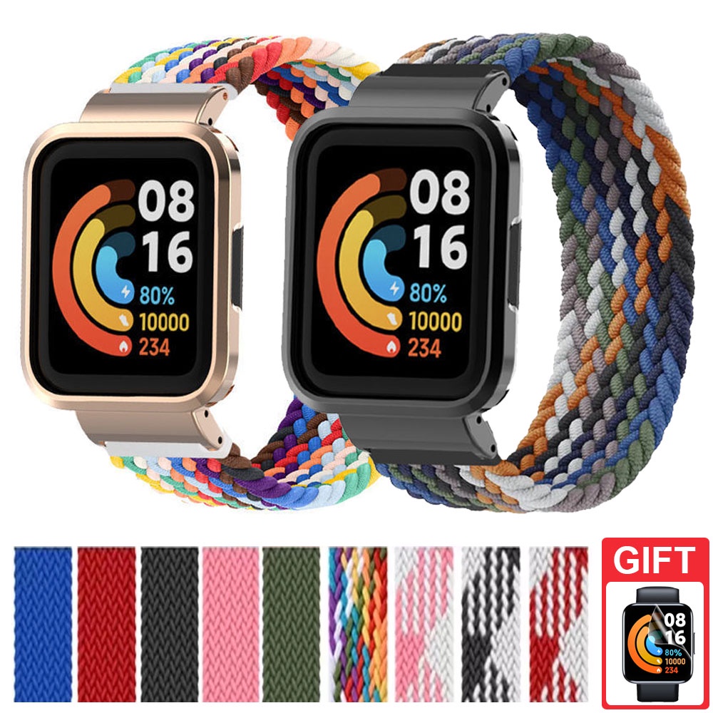 Dây Đeo Sợi Nylon Cho Đồng Hồ Thông Minh Xiaomi Mi Watch lite / Redmi Watch 2 lite