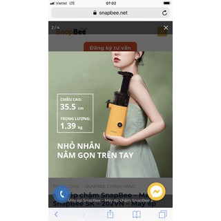 Máy ép chậm Snapbee