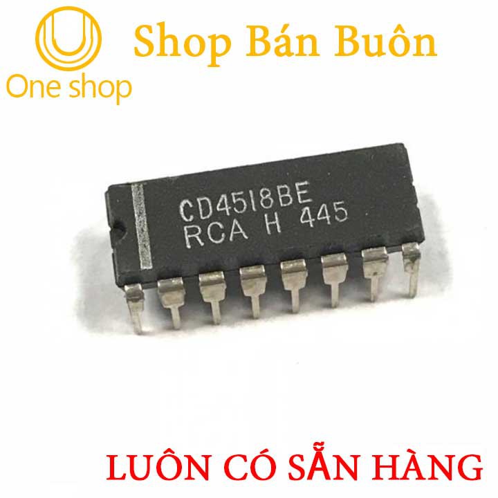 Linh Kiện CD4518BE DIP16