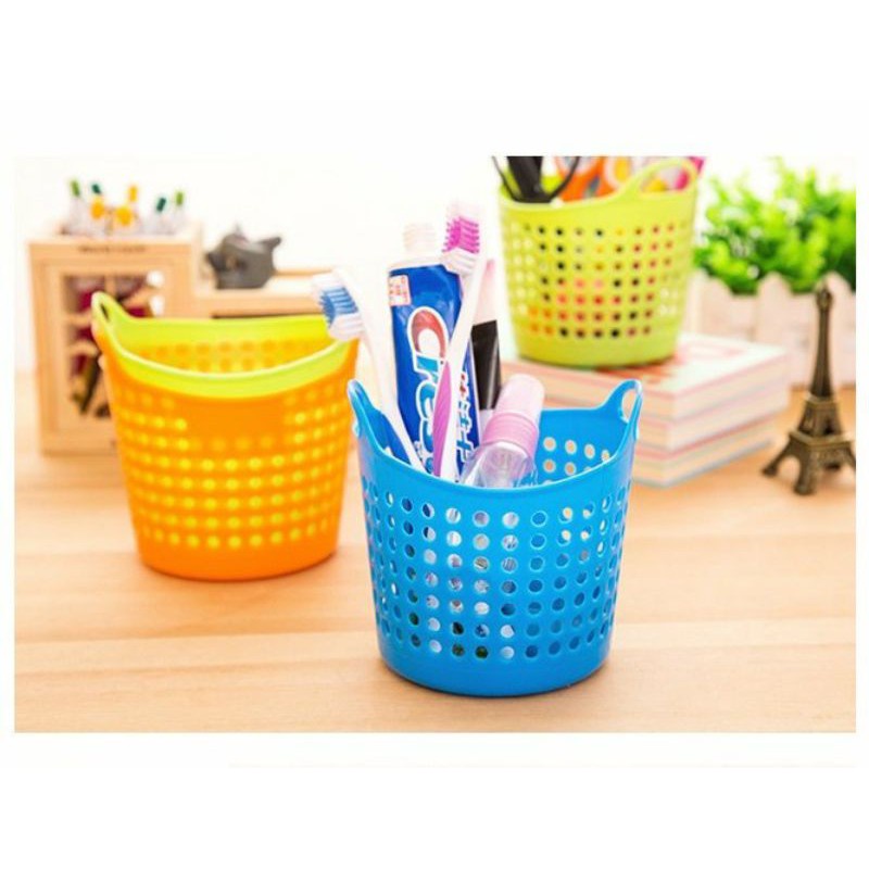 Giỏ nhựa mini đựng đồ cá nhân để bàn