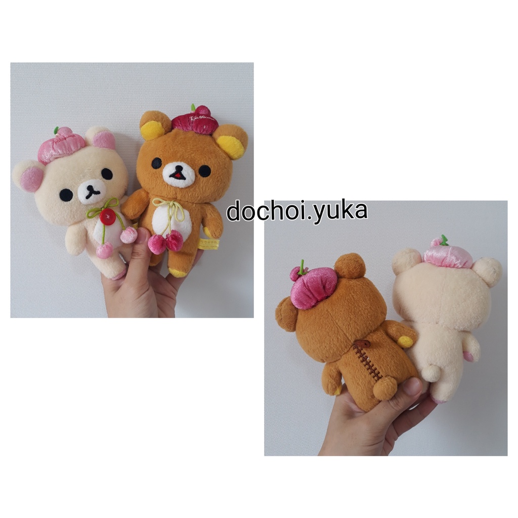 Gấu bông Rilakkuma & Korilakkuma cherry