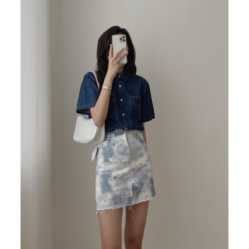 [Mã SKAMCLU7 giảm 10% tối đa 50K đơn 0Đ] chân váy loang 5178