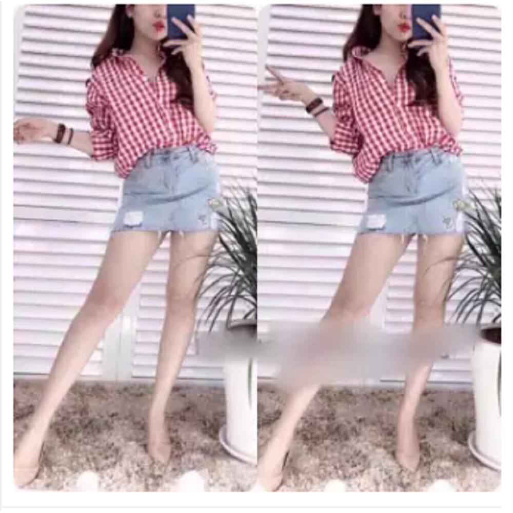 Áo sơ mi caro nữ STYLE