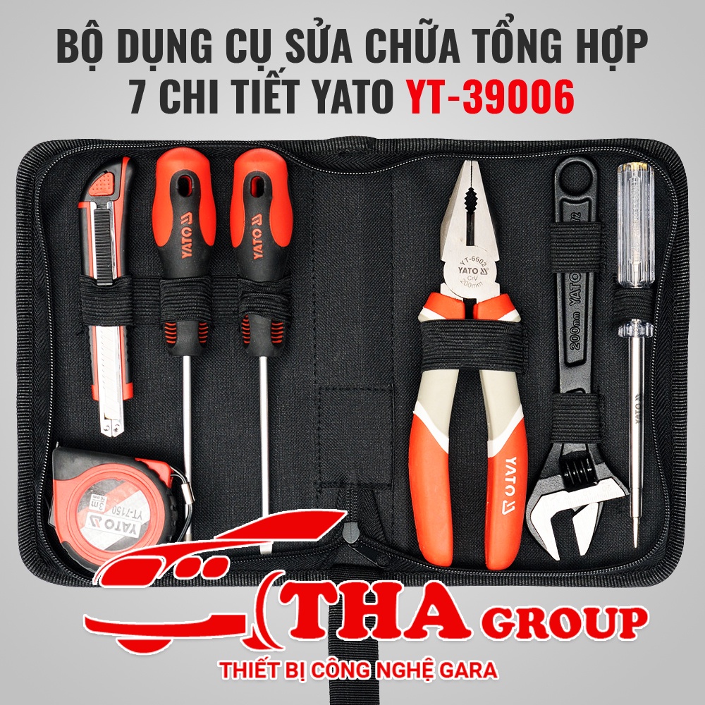 Bộ dụng cụ sửa chữa tổng hợp 7 chi tiết Yato YT-39006