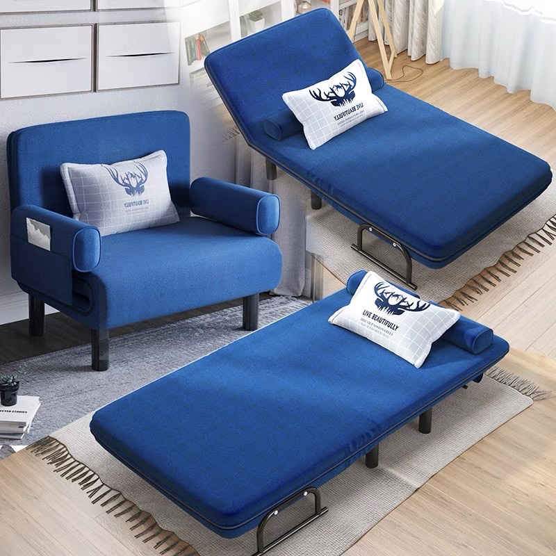Sofa giường gấp gọn và mở ra thành giường, Sofa bed đa năng có đệm tay êm ái, Ghế sopha giường tiết kiệm không gian | BigBuy360 - bigbuy360.vn