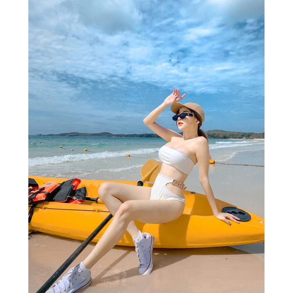 bikini quây 2 mảnh quần xích 1 bên | BigBuy360 - bigbuy360.vn