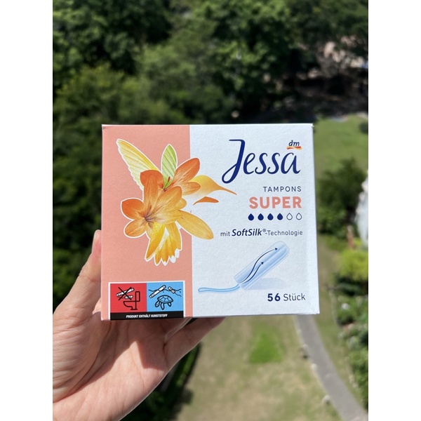 Tách lẻ combo 10 Băng vệ sinh Tampon Jessa đủ size