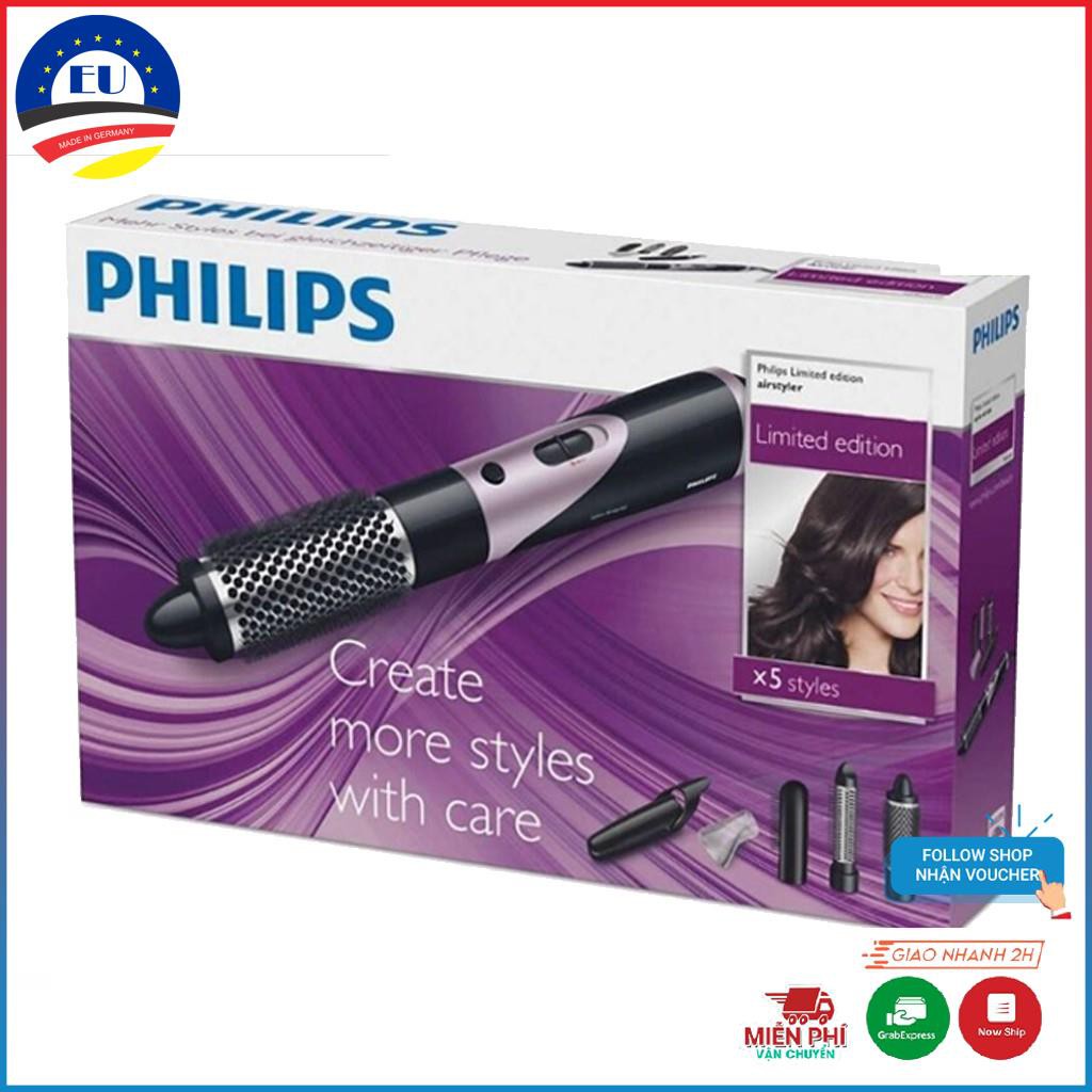 Máy Uốn Tóc Mini Tự Xoay Philips HP8653/00, Máy Tạo Kiểu Tóc Đa Năng - Nhập Khẩu Châu Âu