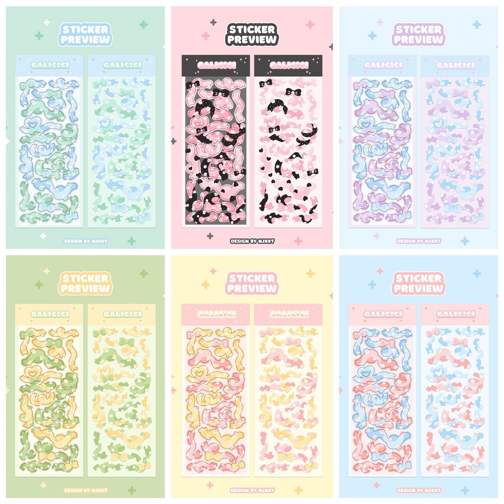 Peach 1Pcs Colour ribbon sticker Journal Scrapbook Decor Sticker