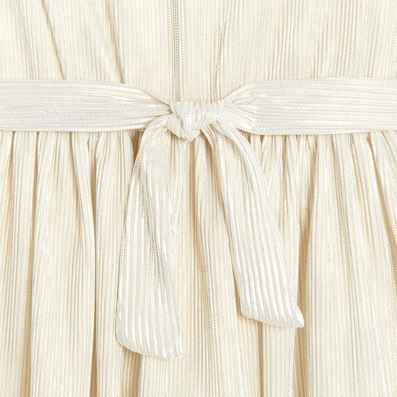 Váy nhũ OKAIDI kèm thắt lưng cho bé sz 3T-4T