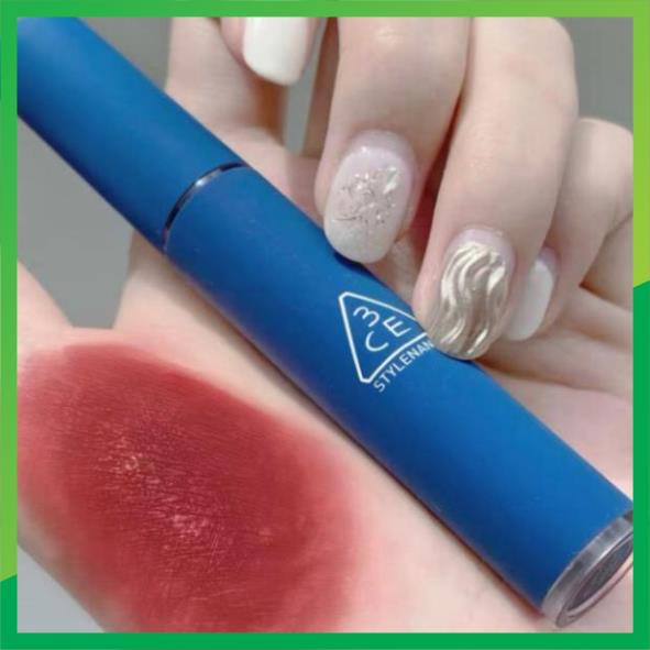 - Son Kem 3CE Neo - Retrolism 3 Màu Speak Up Vỏ Xanh - Classic Blue| Mun | _hanquocmypham2022