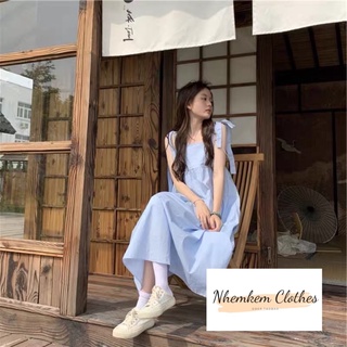 Váy 2 dây babydol thắt nơ