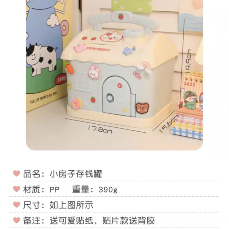 ỐNG ĐỰNG TIỀN HÌNH NGÔI NHÀ MINI SIÊU CUTE