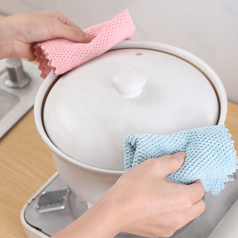 Khăn lau chén dĩa HOUSEEKER hai mặt chống dầu mỡ tiện dụng cho nhà bếp