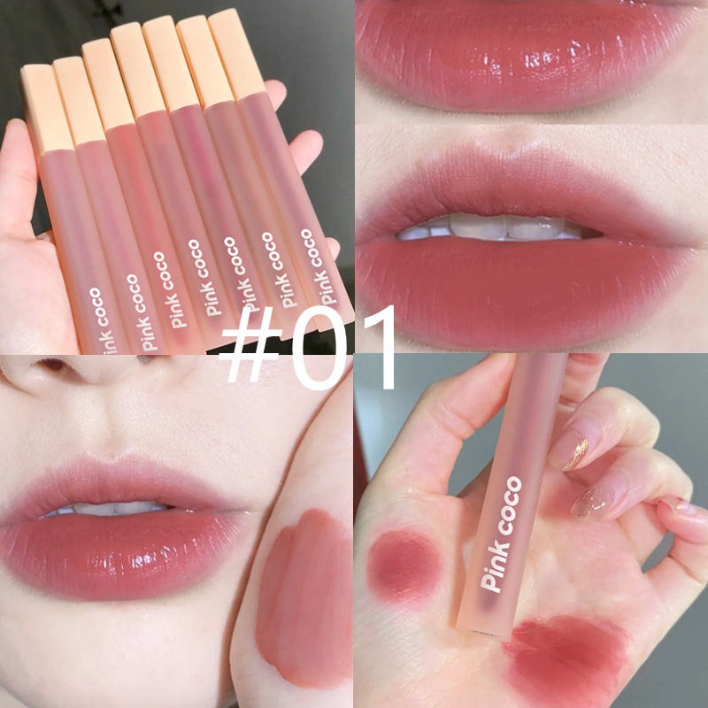 Son Kem Lì Pinkco Mềm Mịn Như Nhung Không Dễ Phai Màu Và Không Dính Cốc