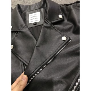 Áo da biker nam biker cao cấp