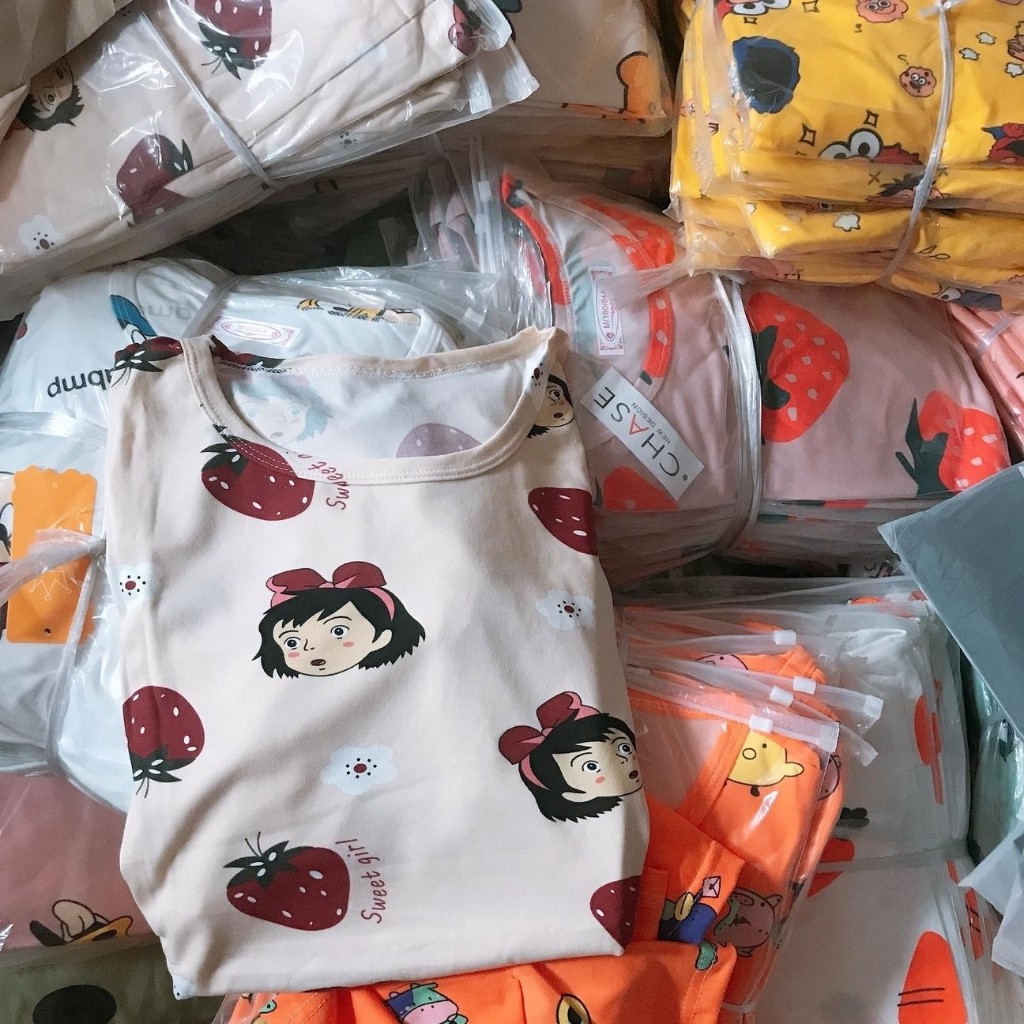 [ Mã WASTAPR giảm 10K đơn 50K] [Hàng Quảng Châu] Bộ Đồ Ngủ Nữ Họa Tiết Hoạt Hình Siêu Cute Dễ Thương Cho Nữ[Mua 5 tặng 1 | BigBuy360 - bigbuy360.vn