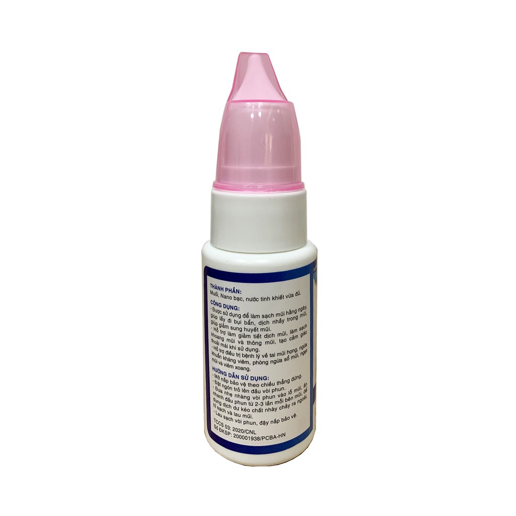 Nước muối biển sâu, làm sạch- thông mũi trẻ em Nano Ocean Kids Fobe - Chai 70ml