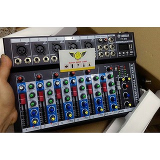 Bàn trộn âm thanh mixer f7 màn hình