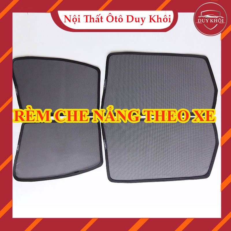Rèm che nắng theo xe Accent, I10 Hatchback, I10 Sedan, Santafe, Avante, Elantra, Kona, Getz-bộ 4 tấm dính nam châm