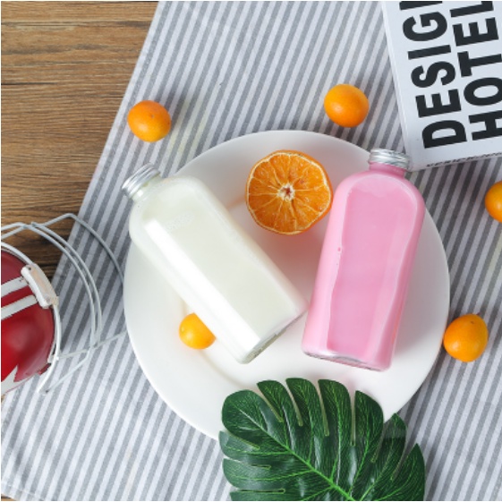 Chai Thủy Tinh Tròn Nắp Nhôm 350ml | 500ml , Tùy Chọn Dung Tích