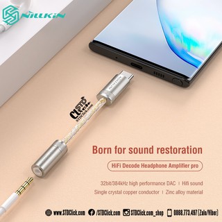 JACK CHUYỂN TYPE C TO 3.5MM NILLKIN HIFI Decoding Amplifier PRO CHÍNH HÃNG [NEW SALEOFF]