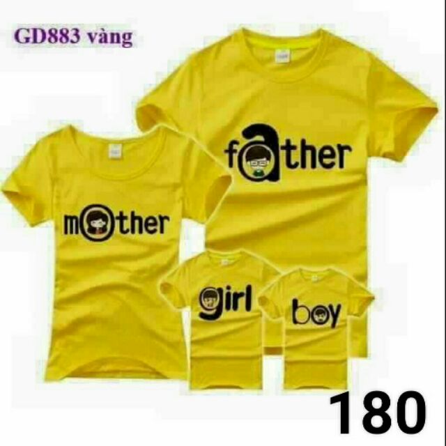 Áo thun gia đình cb