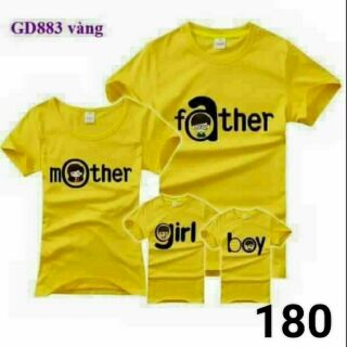 Áo thun gia đình cb