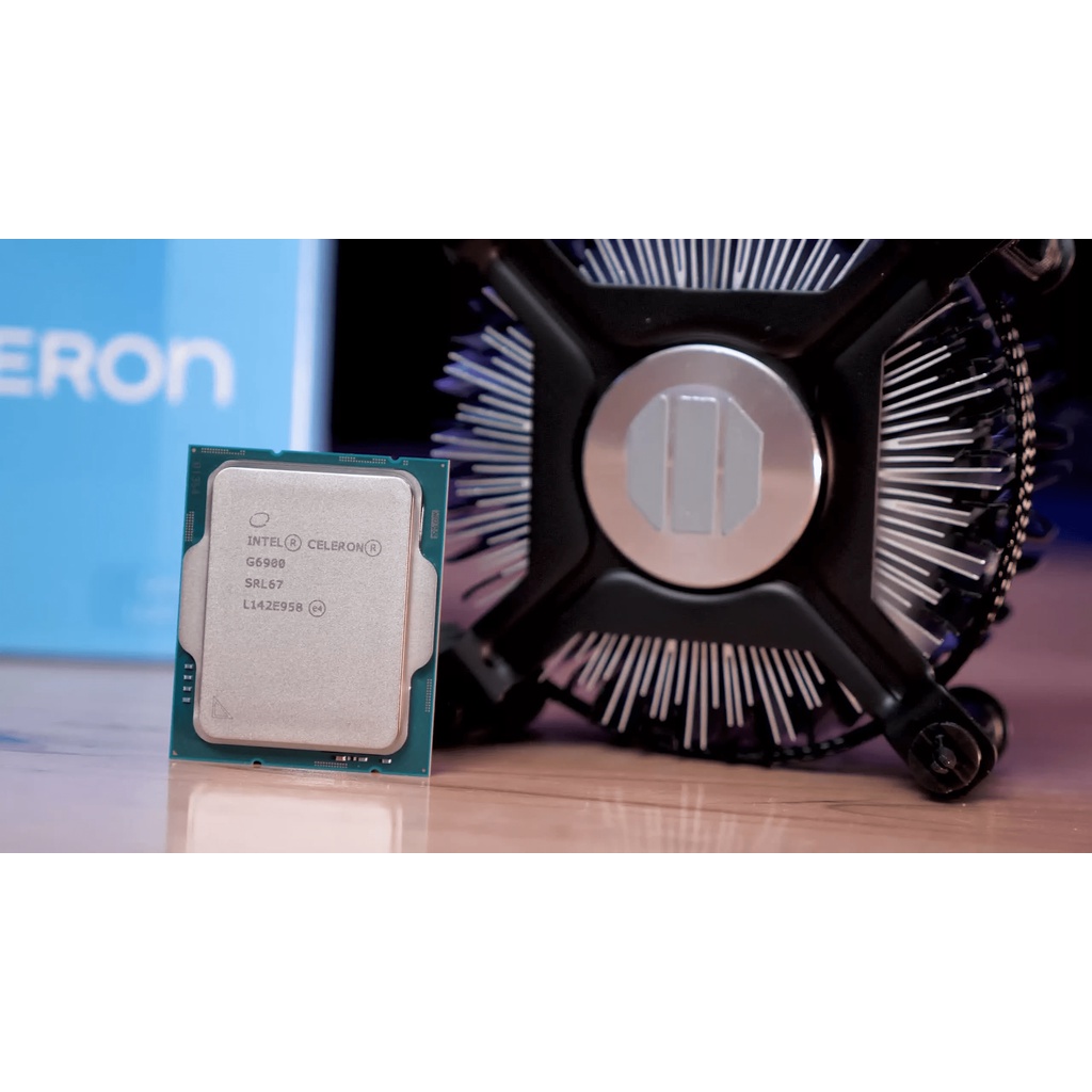 Bộ Vi Xử Lý CPU Intel Celeron G6900 3.4GHz, 2C/2T, 4MB Cache, 46W Socket LGA 1700 - Hàng Chính Hãng - Bảo hành 36 tháng