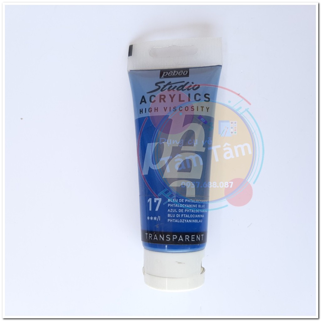 [ TÂM TÂM ] - Màu acrylic Pebeo 100ml, studio acrylics Pebeo 100 ml