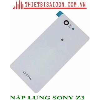 NẮP LƯNG SONY Z3 MÀU TRẮNG [ NẮP LƯNG ĐẸP ]