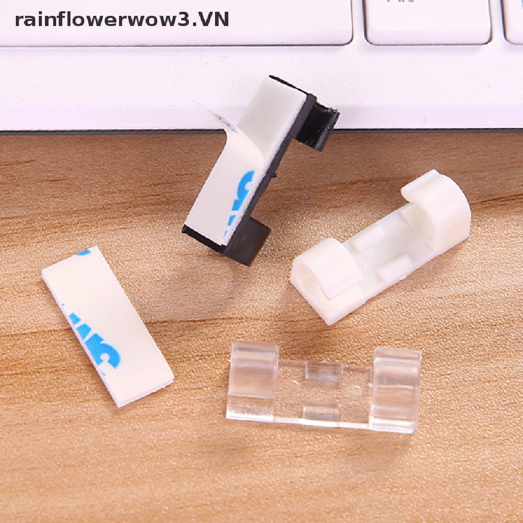 Bộ 20 Giá Đỡ Dây Cáp Gọn Gàng Để Bàn Tiện Dụng
