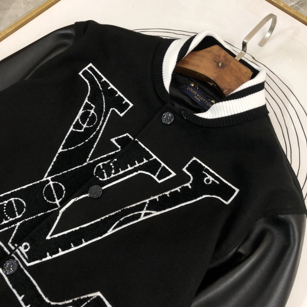Áo khoác bóng chày nam thời trang cao cấp Louis Vuitton LV năng động