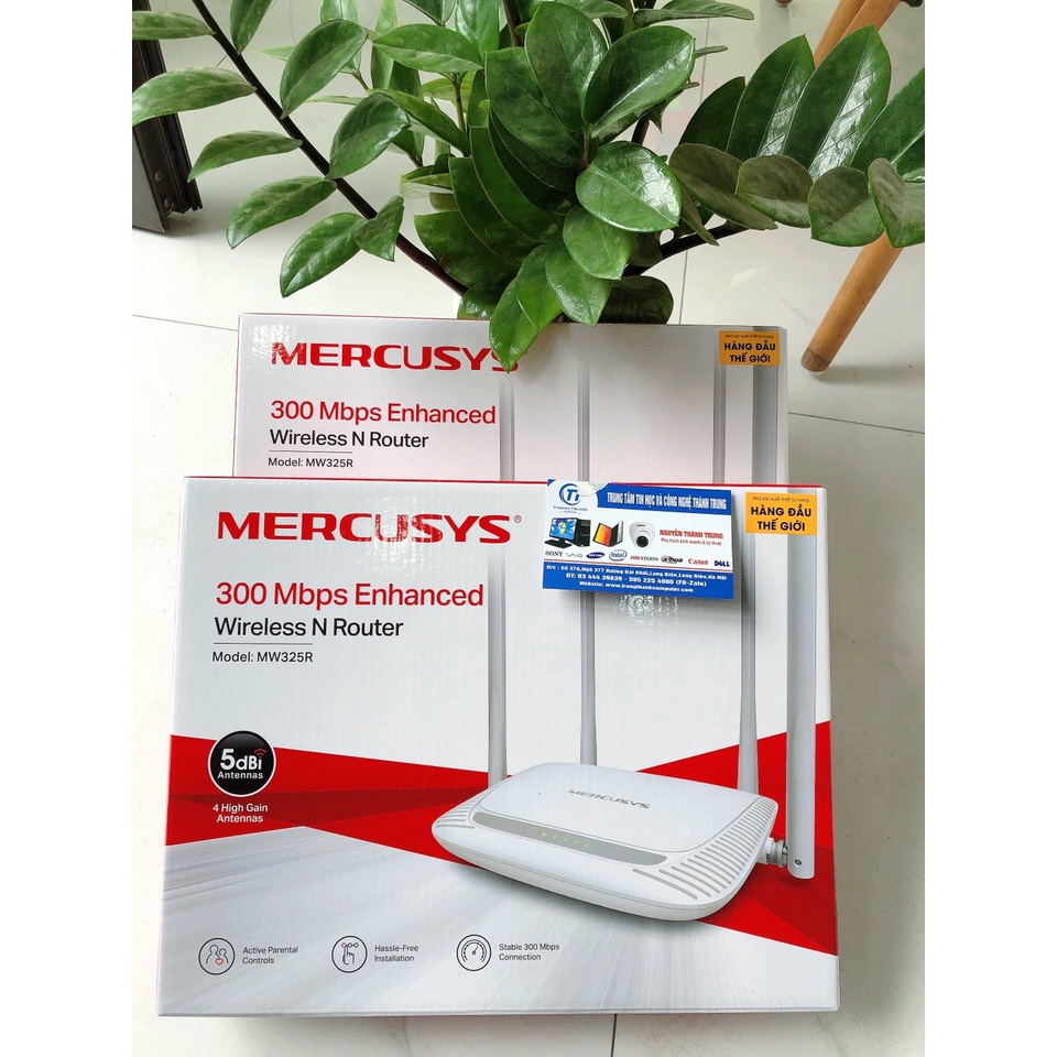 Bộ phát wifi Router chuẩn N tốc độ 300Mbps Mercusys MW305R 3 râu | MW301R 2 râu | MW325R 4 râu - Mới BH Hãng 24 Tháng