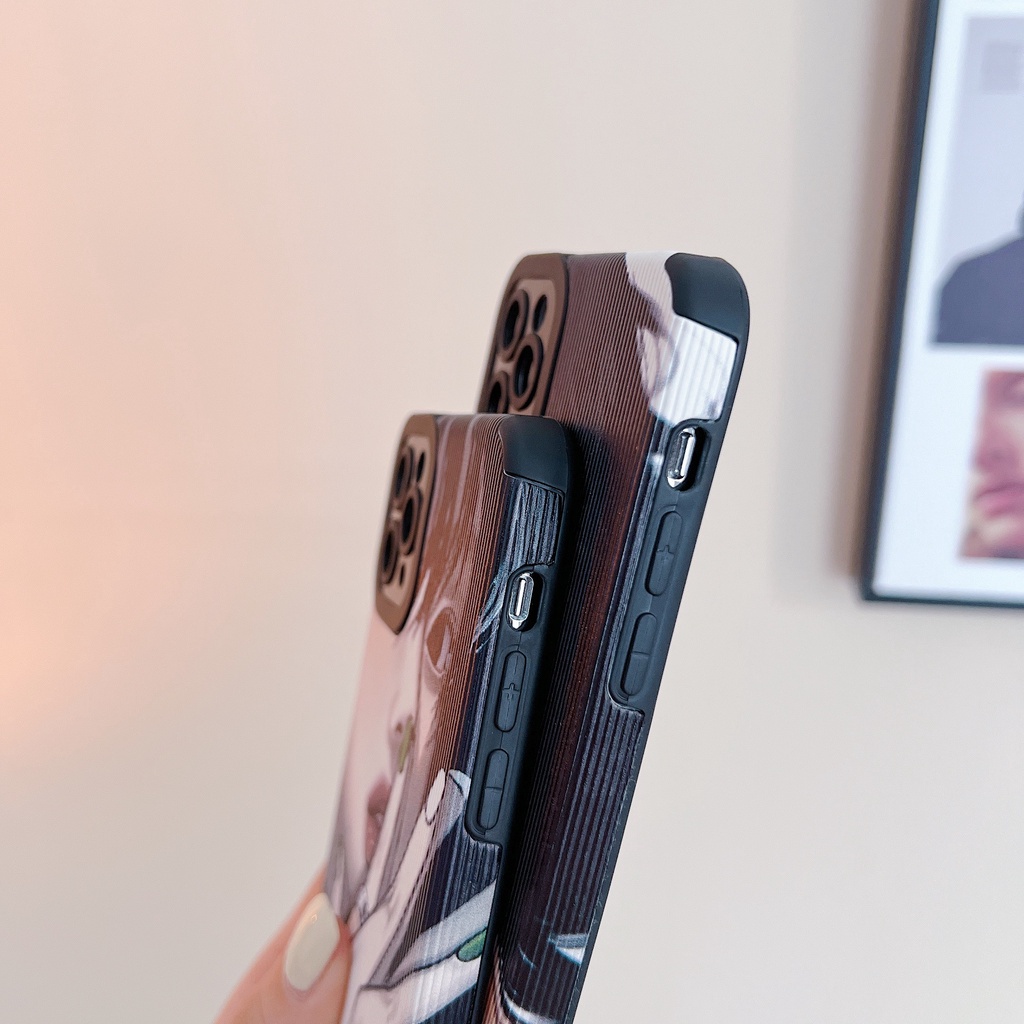 Ốp Điện Thoại Chống Sốc Họa Tiết Hoạt Hình Cho iPhone 14 / 13 / 12 / 11 / X / 8 / 7P