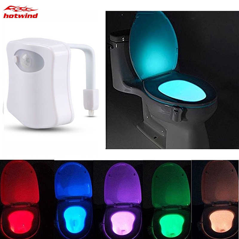 Đèn Led Cảm Biến Chuyển Động 8 Màu Cho Bồn Cầu